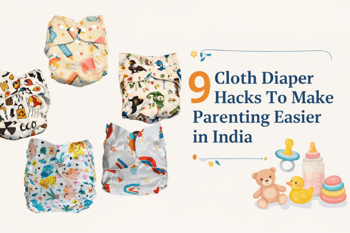 9 Cloth Diaper Hacks to Make Parenting Easier in India - The Mom Store