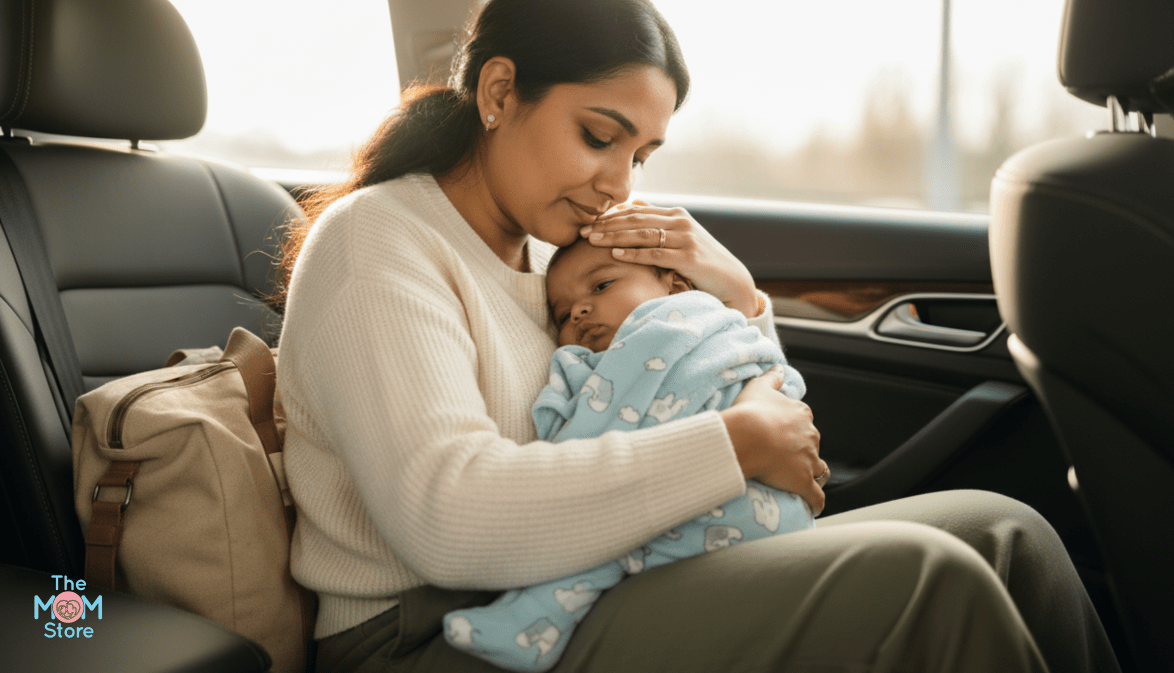 Baby Vomiting During Summer Travel? Causes, Signs of Stomach Infection & What Moms Can Do - The Mom Store