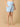 Comfy Maternity Shorts -Light Blue Melange
