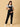 The Mom Store - Maternity Dungaree - Maternity Denim Dungaree with Elasticated Waist Black - MDD - ELBLK - S