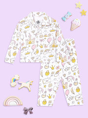 Baby and Kids Pajama Nightsuit Set- Fairy Princess