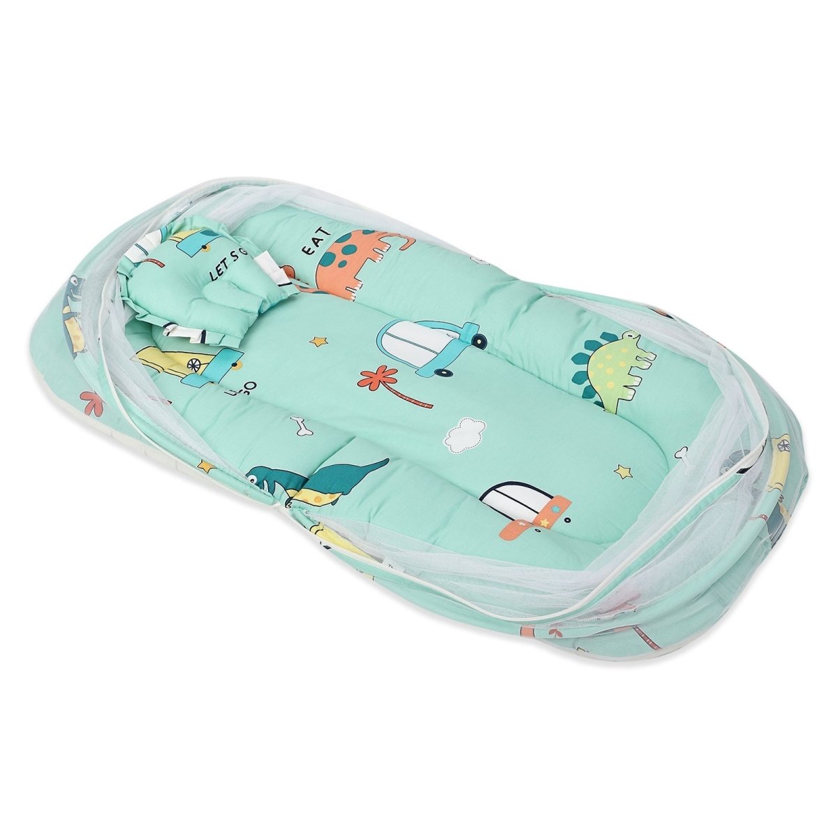 Baby Mosquito Net Portable Bed- Dino Days - MQBED-BS-DIND