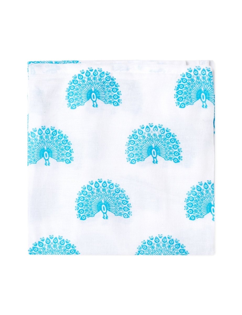 Baby Swaddle Wrap- Little Peacock - MS-LTPK