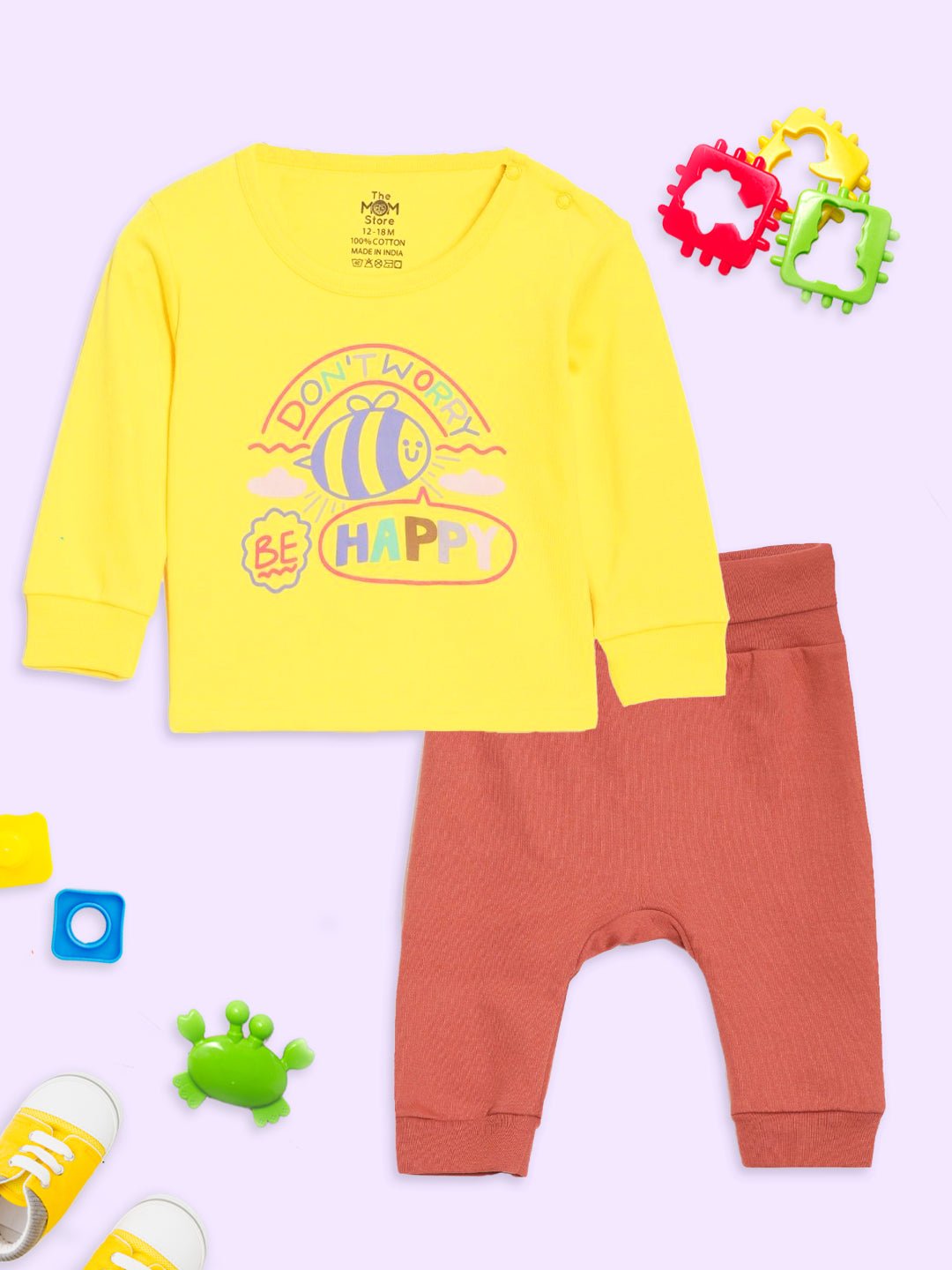 Bee Happy Infant Pajama Set Available On The Mom Store