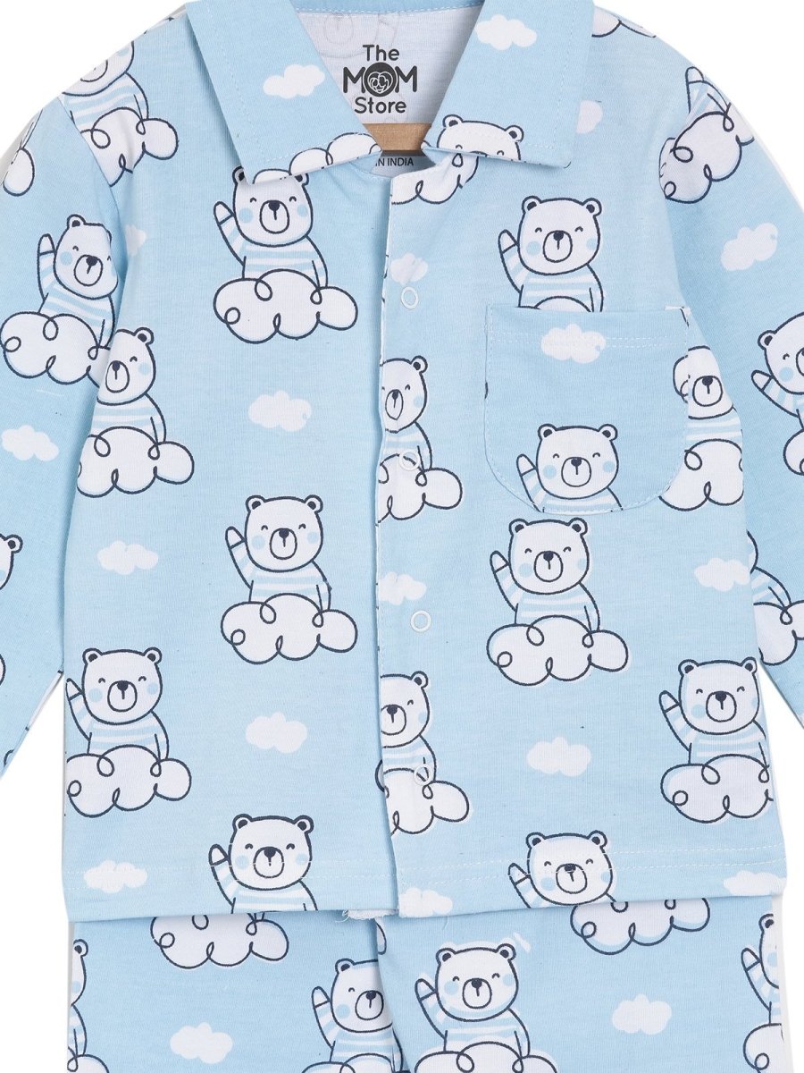 Combo of 2 Baby Pajama Sets - Dino Trip & Hello Bear - PYJ-2-DTHB-0-6