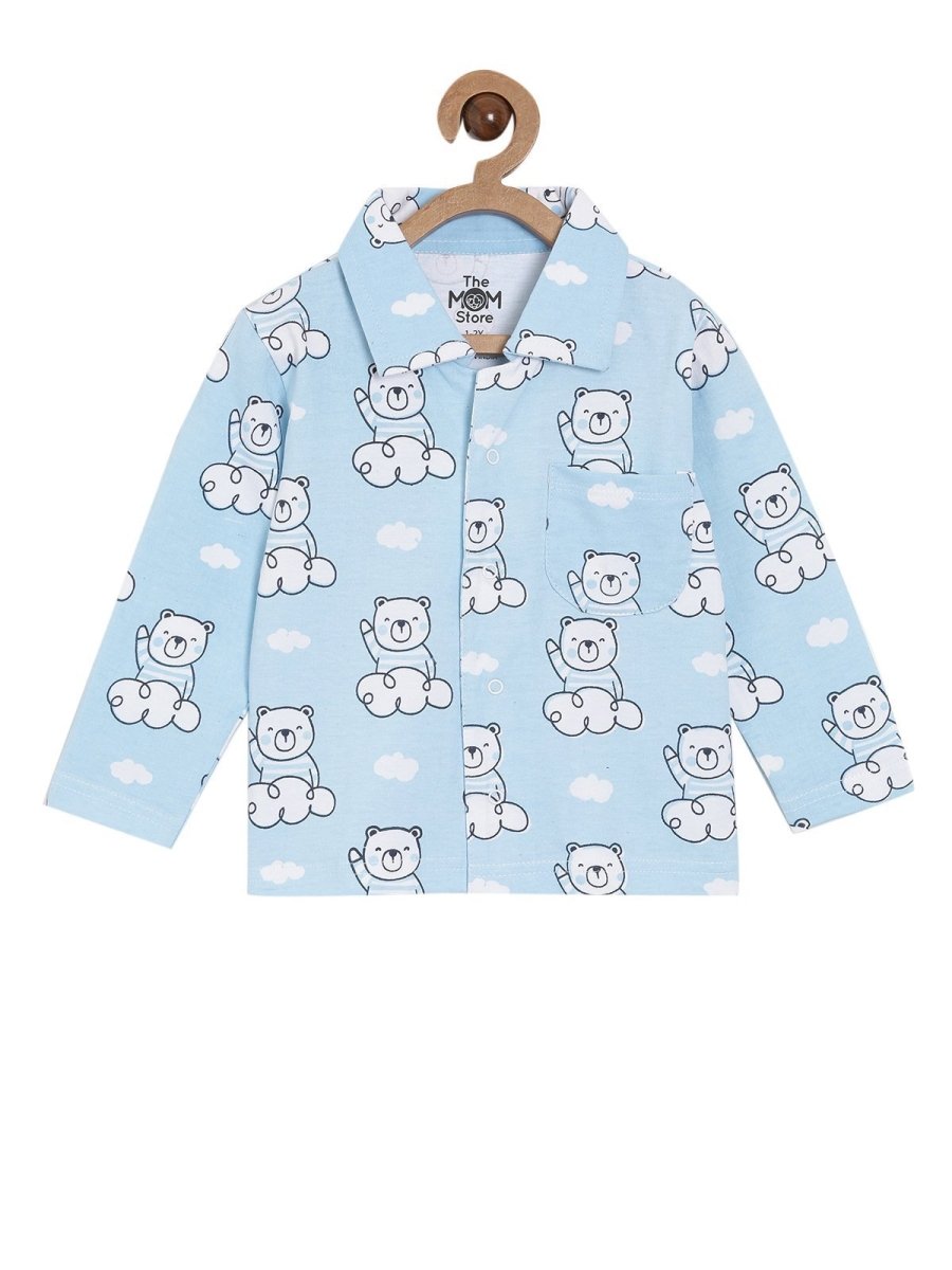 Combo of 2 Baby Pajama Sets - Dino Trip & Hello Bear - PYJ-2-DTHB-0-6