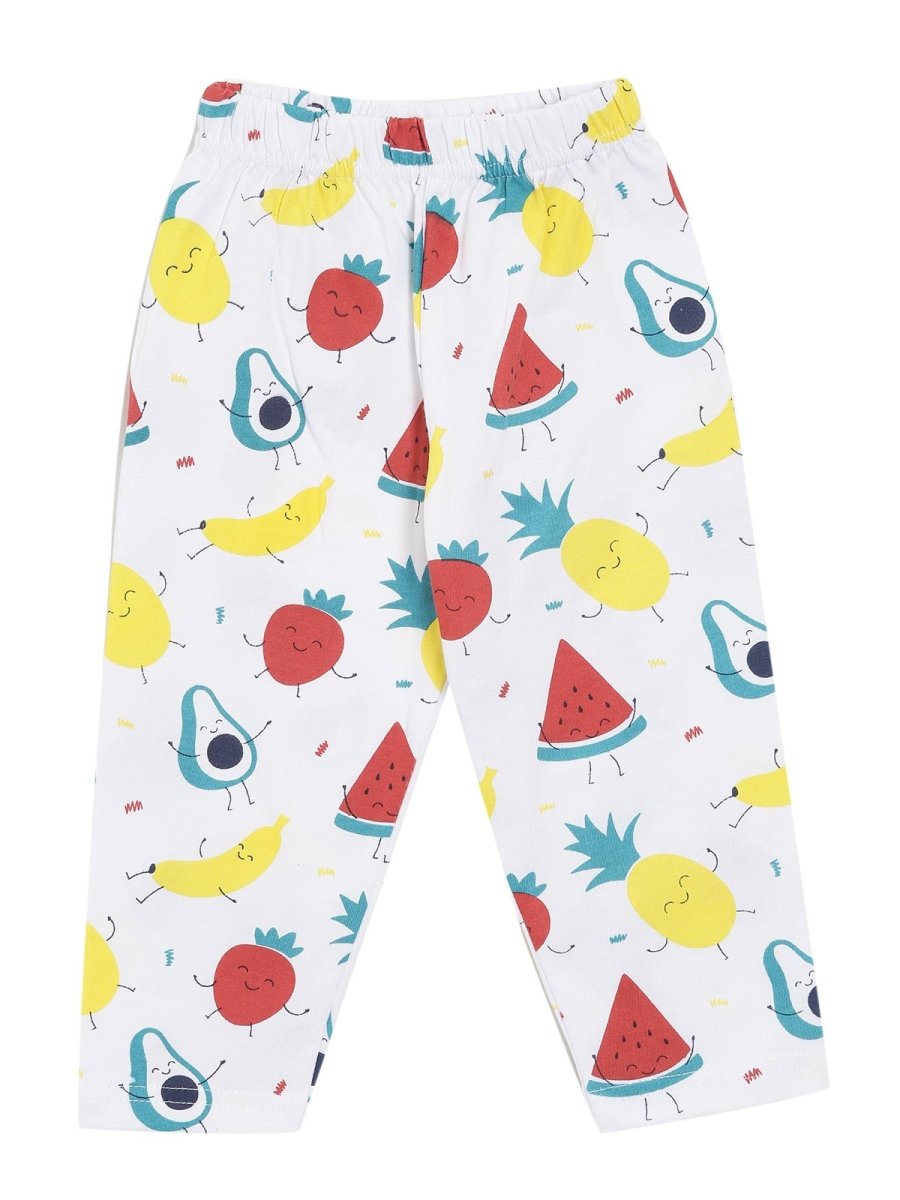 Combo of 2 Baby Pajama Sets - Fruity Cutie & Up in the Air - PYJ-2-FCUA-0-6