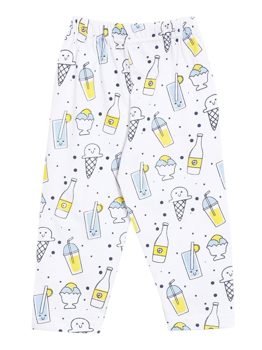 Combo of 2 Baby Pajama Sets - My Smoothie & Sweet like a Doughnut - PYJ-2-SMDG-0-6