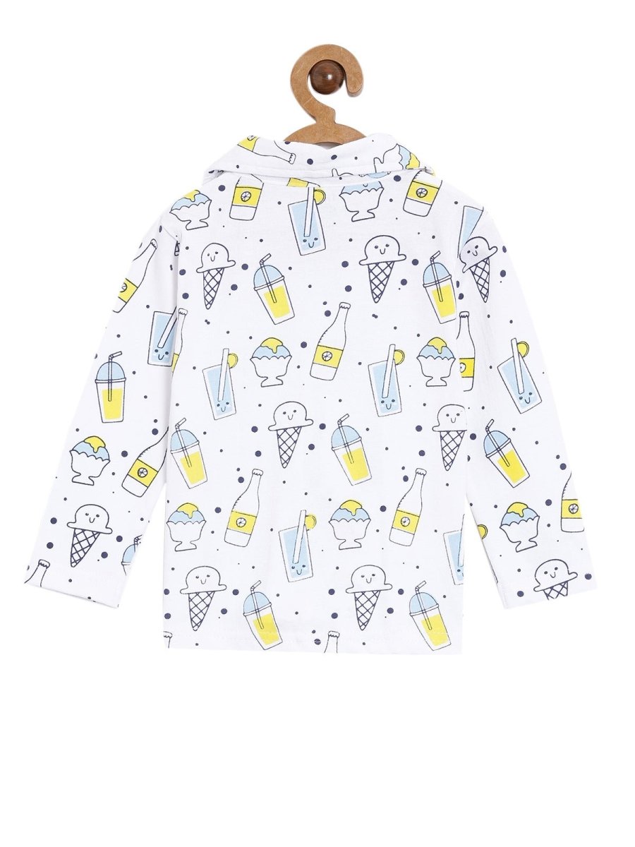 Combo of 3 Baby Pajama Sets - Option A - PYJ-3-FDSM-0-6