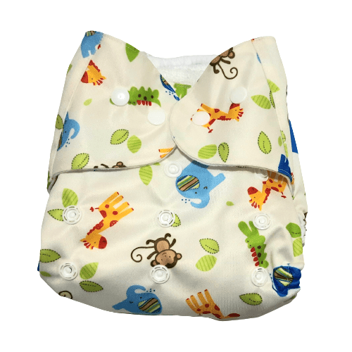 Combo of 5 Reusable Diapers - Option O - DPR-5-TCBPH-3-3