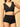 Combo Of Maternity Nursing Sleep Bra and Overbelly Support Panties -Black - LNGR2-AN-BLK-S