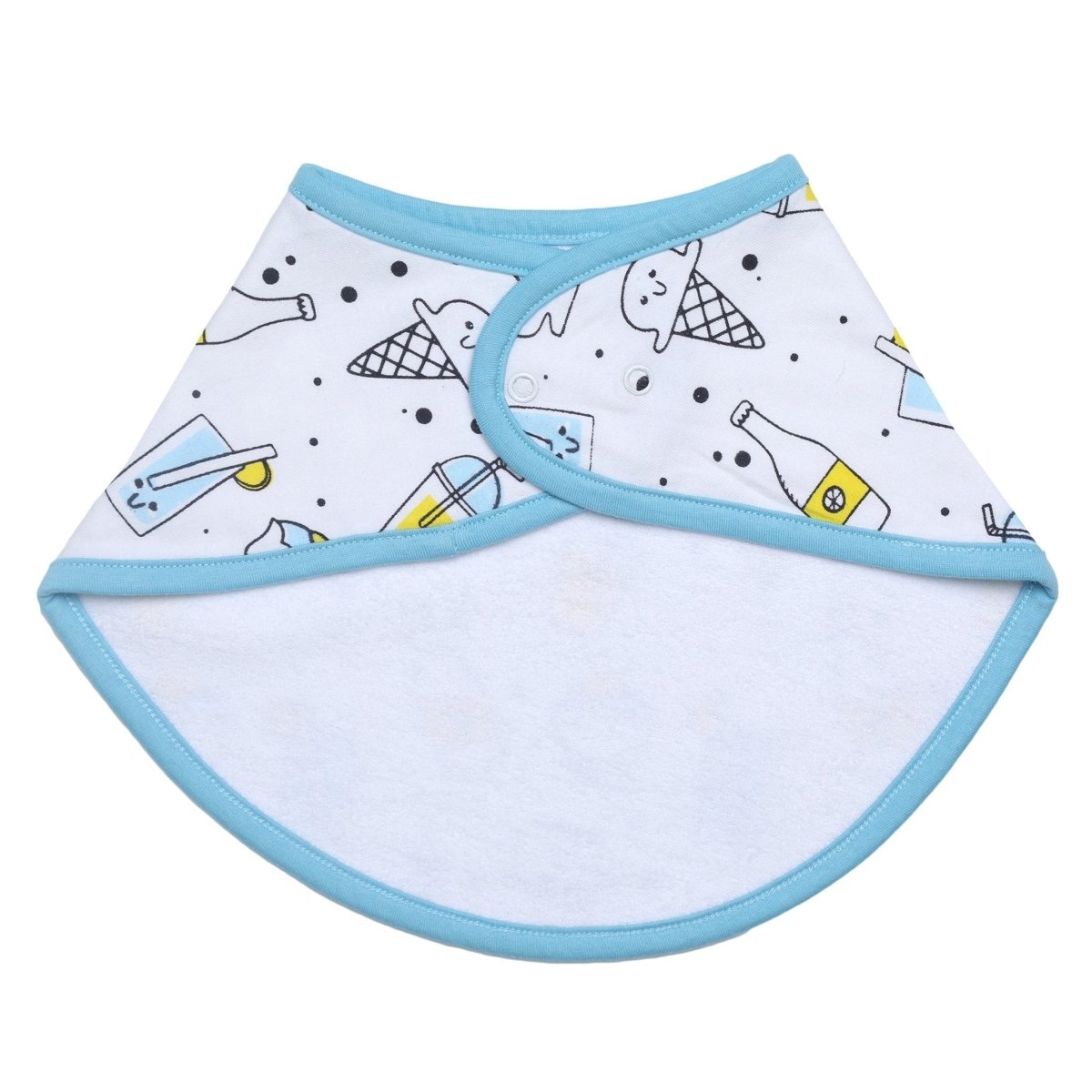 Combo of Tall As A Giraffe And My Smoothie Feeding Bibs- (Pack of 2) - FEDB2-MP-TGMYS
