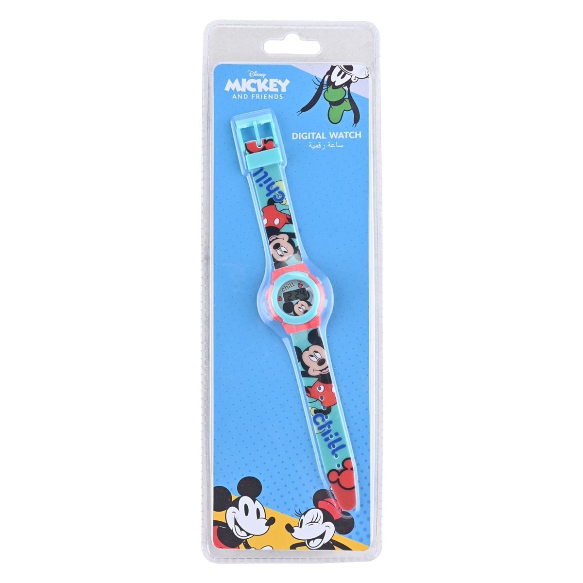 Disney Mickey Basic Digital Watches- Blue - TRHA21116