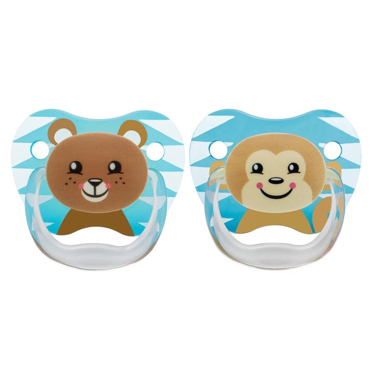 Dr. Browns Printed Shield Soother - Stage 2, 2-Pack - Blue - DBPV22015-SPX