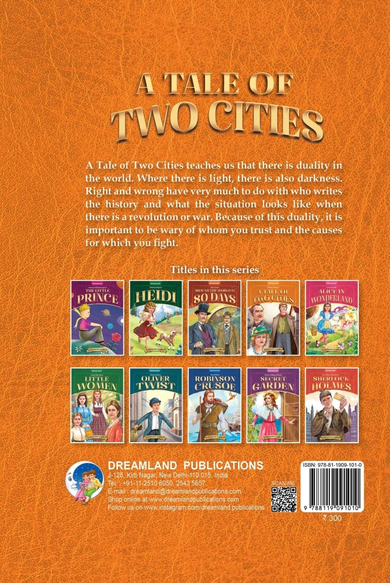 Dreamland Publications A Tale Of Two Cities- Illustrated Abridged Classics For Children - 9788119091010