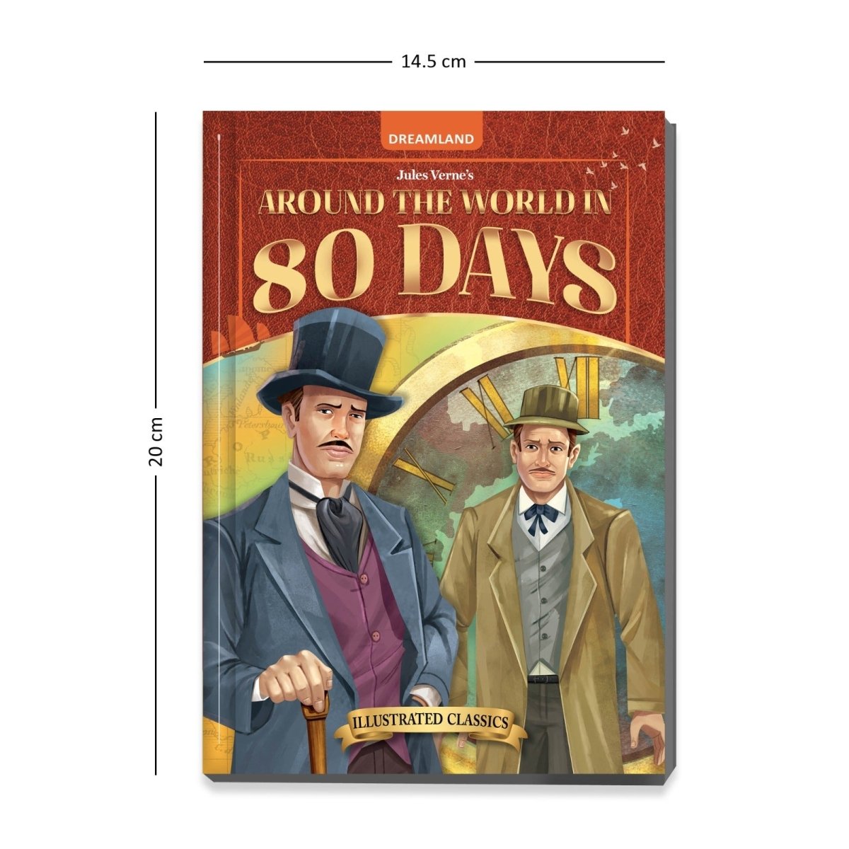 Dreamland Publications Around The World In 80 Days- Illustrated Abridged Classics - 9788119091041