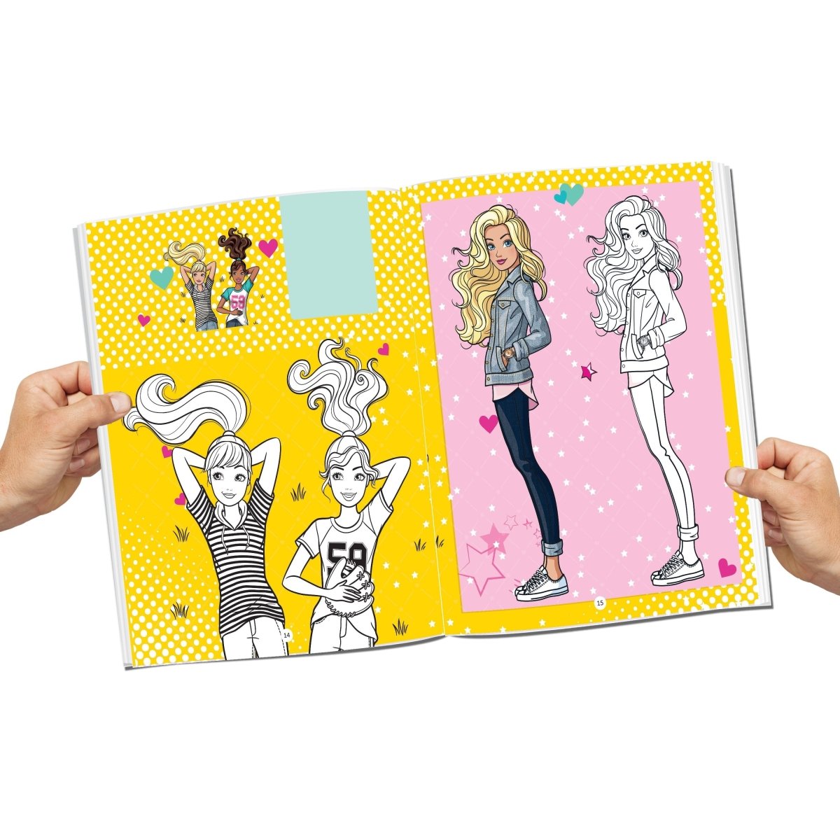 Dreamland Publications Barbie Copy Colouring Books Pack (A Pack of 6 Books) - 9789394767799