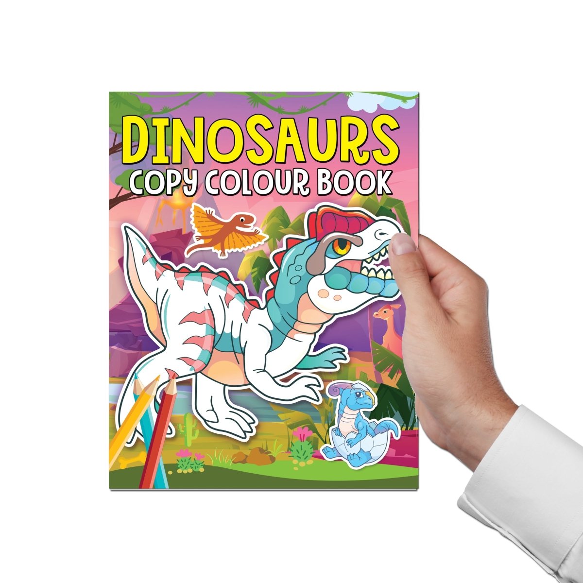 Dreamland Publications Dinosaurs Copy Colour Book - 9789388416429