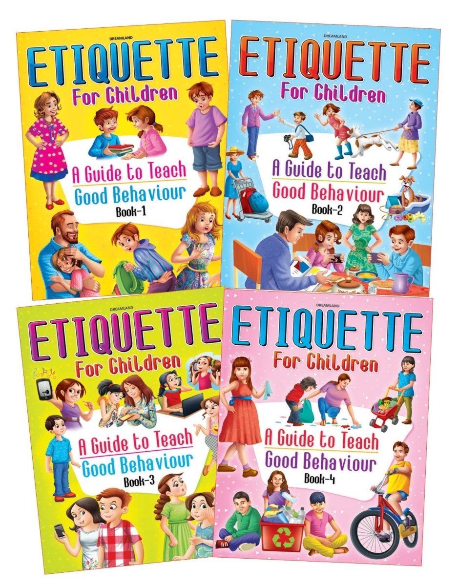 Dreamland Publications Etiquette For Children Books- (4 Titles) - 9789388371940