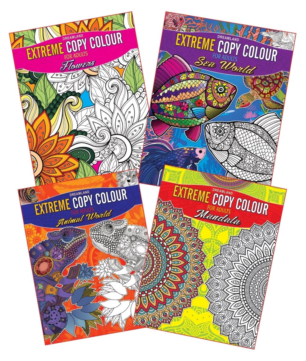 Dreamland Publications Extreme Copy Colour Series- (4 Titles) - 9789386671608