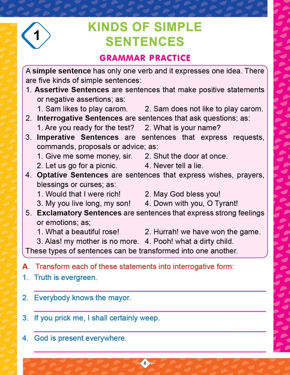 Dreamland Publications Graded English Grammar Practice Book- 8 - 9789350895948