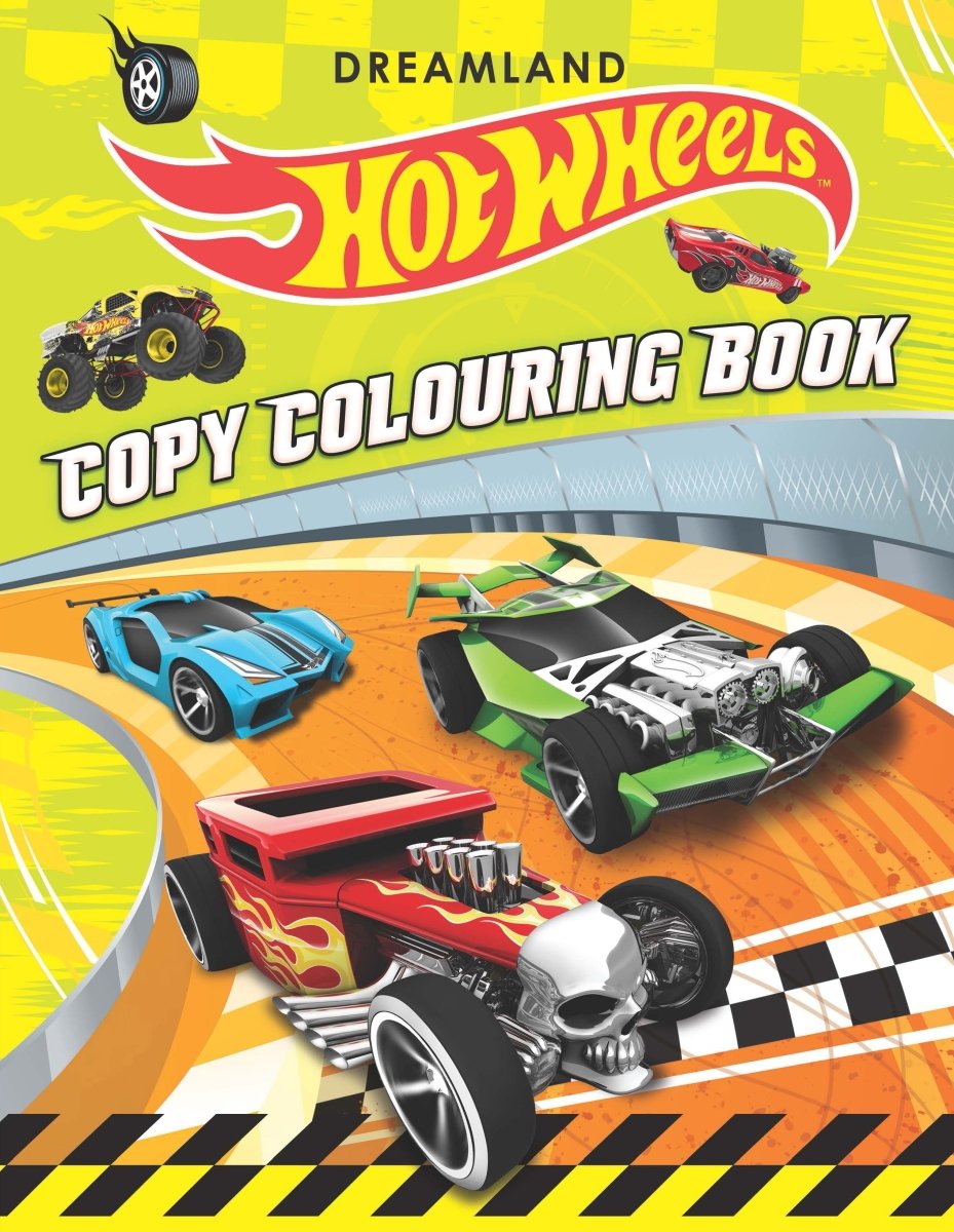 Dreamland Publications Hot Wheels Copy Colouring Book - 9789394767812
