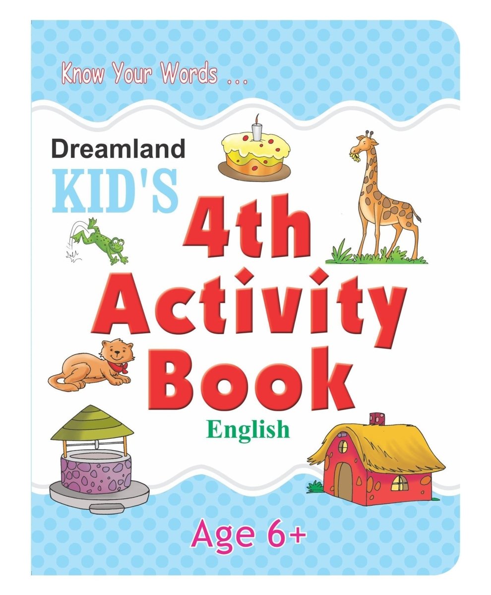 Dreamland Publications Kid's 4th Activity Book- English - 9788184516517