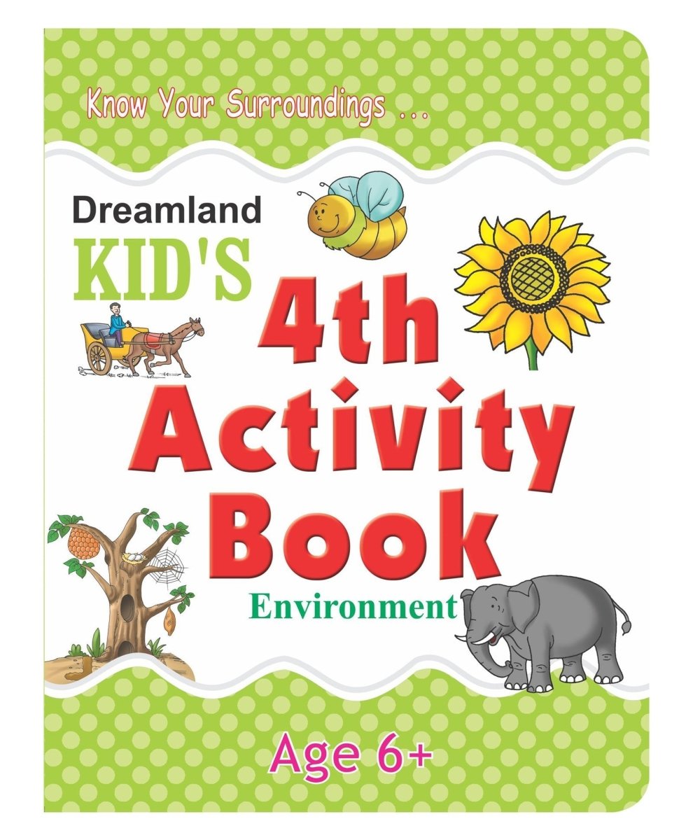 Dreamland Publications Kid's 4th Activity Book- Environment - 9788184516487