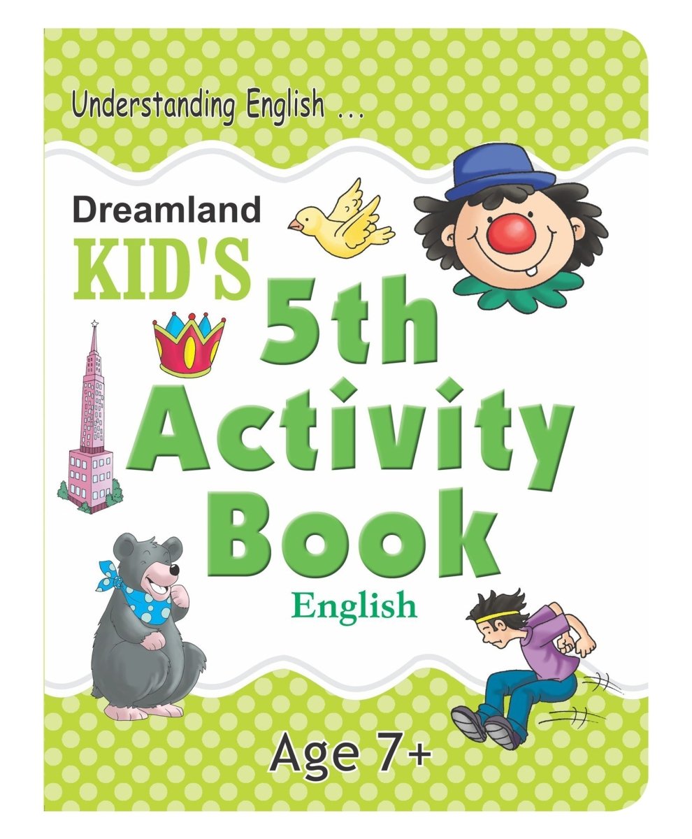 Dreamland Publications Kid's 5th Activity Book- English - 9788184516548