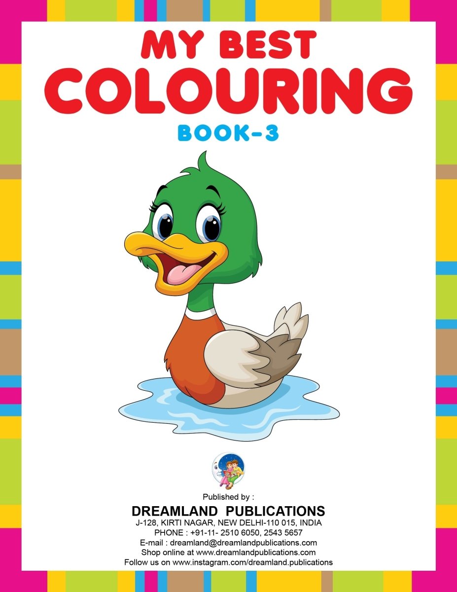 Dreamland Publications My Best Colouring Book- 3 - 9789350893159