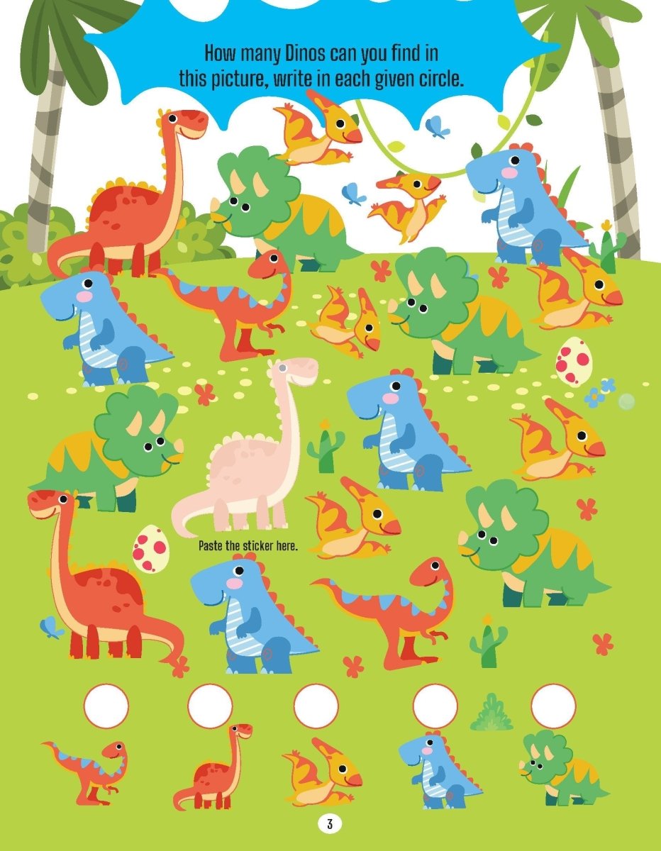 Dreamland Publications My First Amazing Activity Book- Dinosaurs, Dragons And Monsters - 9789388371902