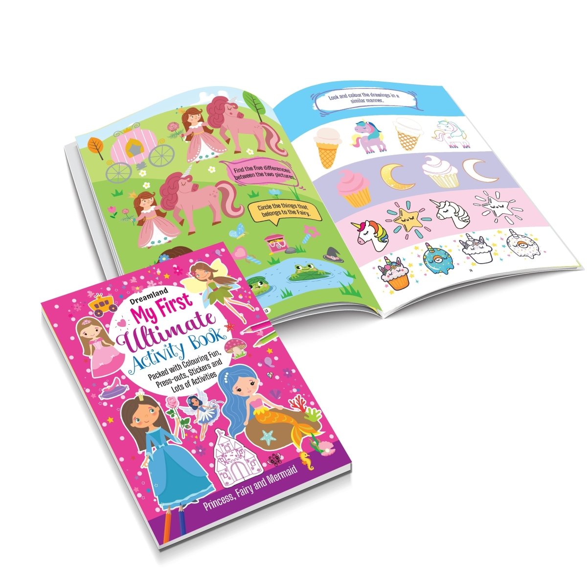 Dreamland Publications My First Ultimate Activity Book- Princess, Fairy And Mermaid - 9789388371896