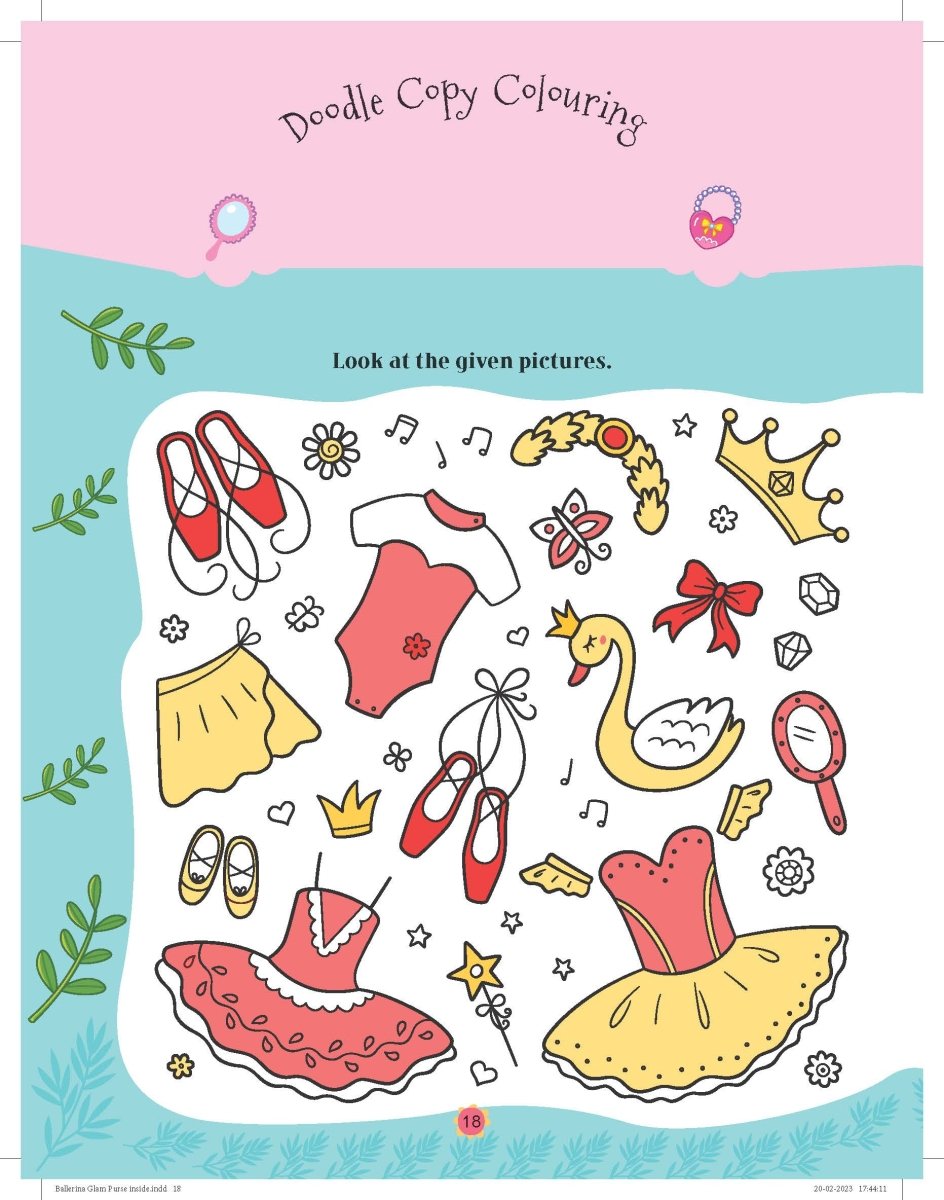 Dreamland Publications My Super Fancy Glam Purse- Beautiful Ballerina - 9789395588980