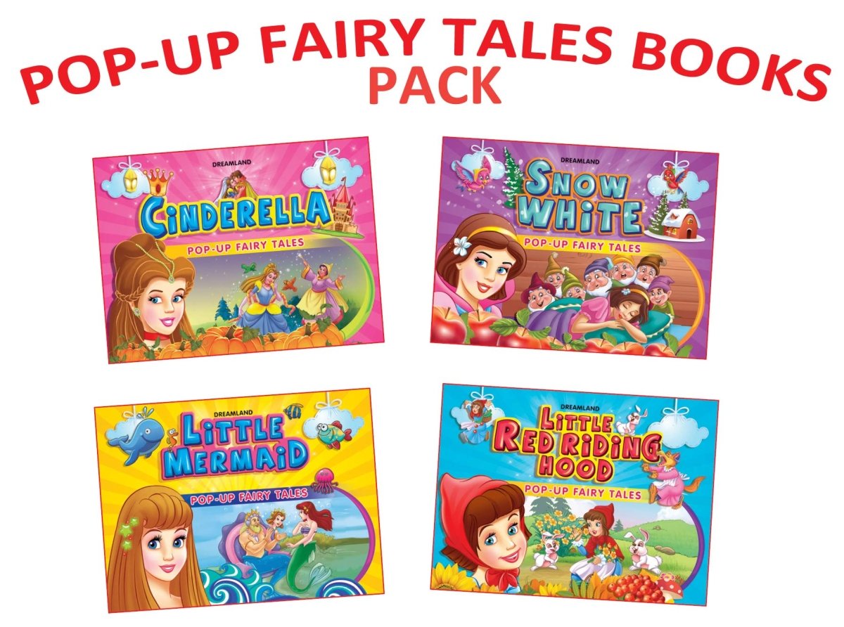 Dreamland Publications Pop Up Fairy Tales Pack-1 (4 Titles) - 9789350892220