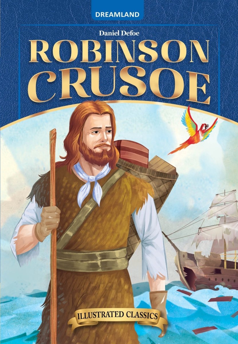 Dreamland Publications Robinson Crusoe- Illustrated Abridged Classics for Children - 9788119091034