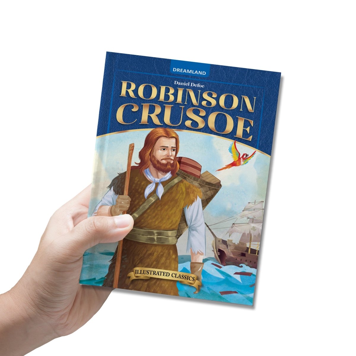 Dreamland Publications Robinson Crusoe- Illustrated Abridged Classics for Children - 9788119091034