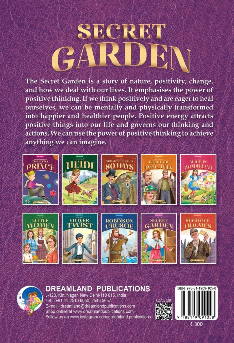 Dreamland Publications Secret Garden- Illustrated Abridged Classics For Children - 9788119091058