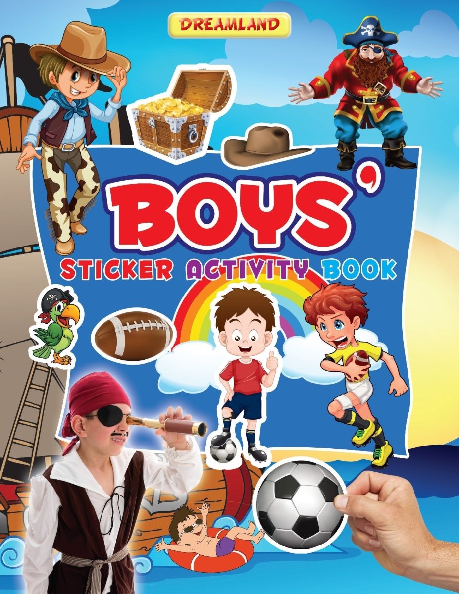 Dreamland Publications Sticker Activity Book- Boys - 9789350896808