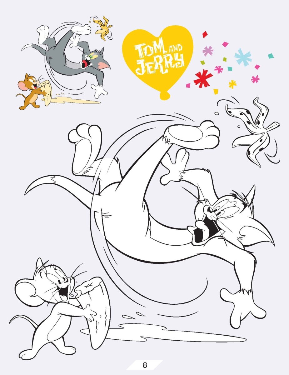Dreamland Publications Tom and Jerry Copy Coloring Book - 9789394767959