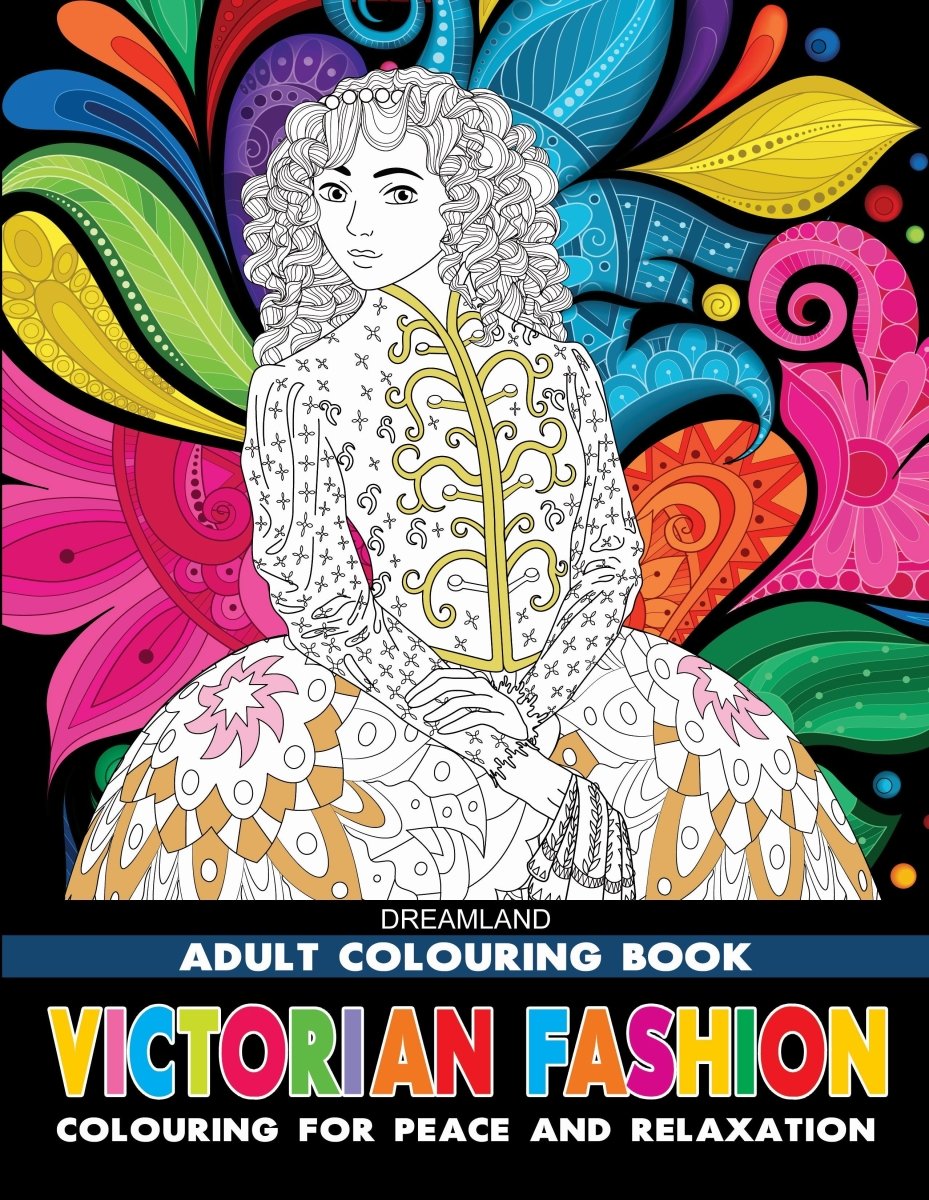 Dreamland Publications Victorian Fashion- Colouring Book For Adults - 9789387177079