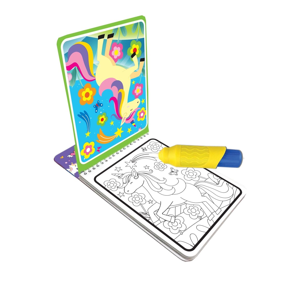 Dreamland Publications Water Magic Unicorn- With Water Pen- Use Over And Over Again - 9788194298038