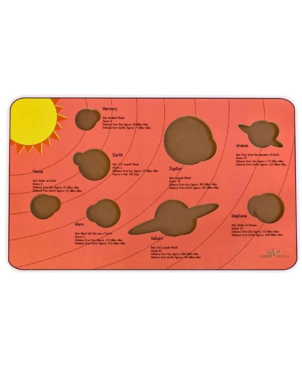 Earthy Tweens Solar System Wooden Puzzle- Large - ET137