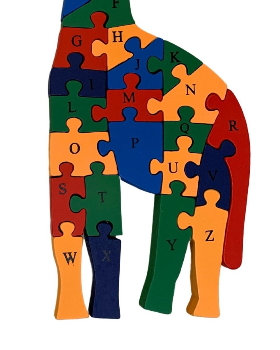 Earthytweens Giraffe Alphabets & Number Puzzle - ET84