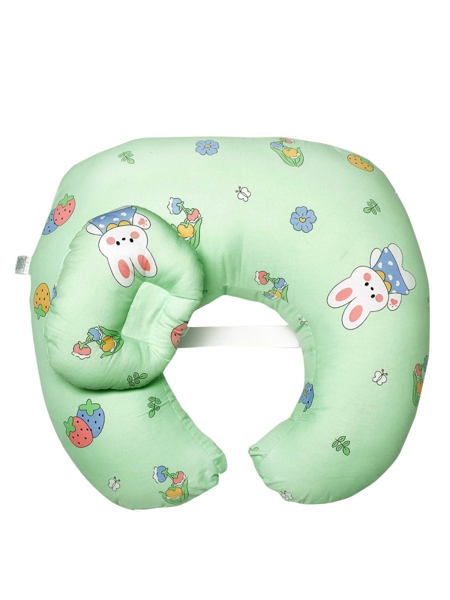 Extra Large Nursing Pillow- My Little Bunny: Green - EXLNP-CB-MLBGR