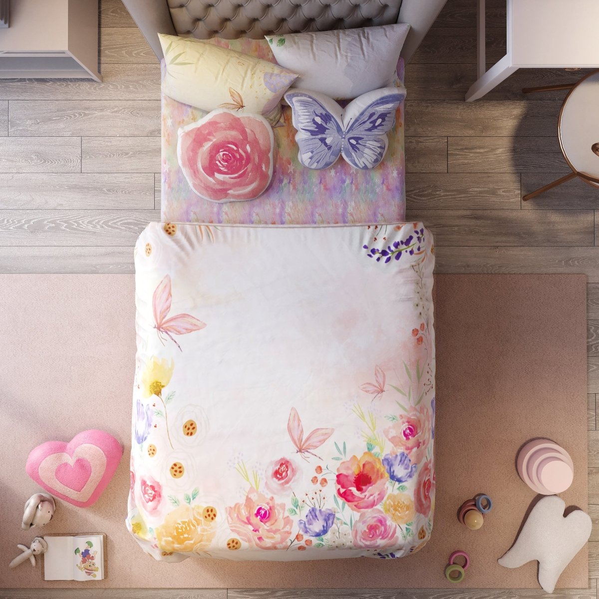 Fancy Fluff Kids Single Comforter – Secret Garden - FF-SG-SCT-03