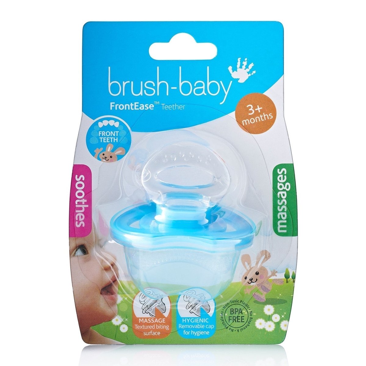 Front Ease Teether- Blue - BRB200