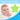 Front Ease Teether- Blue - BRB200