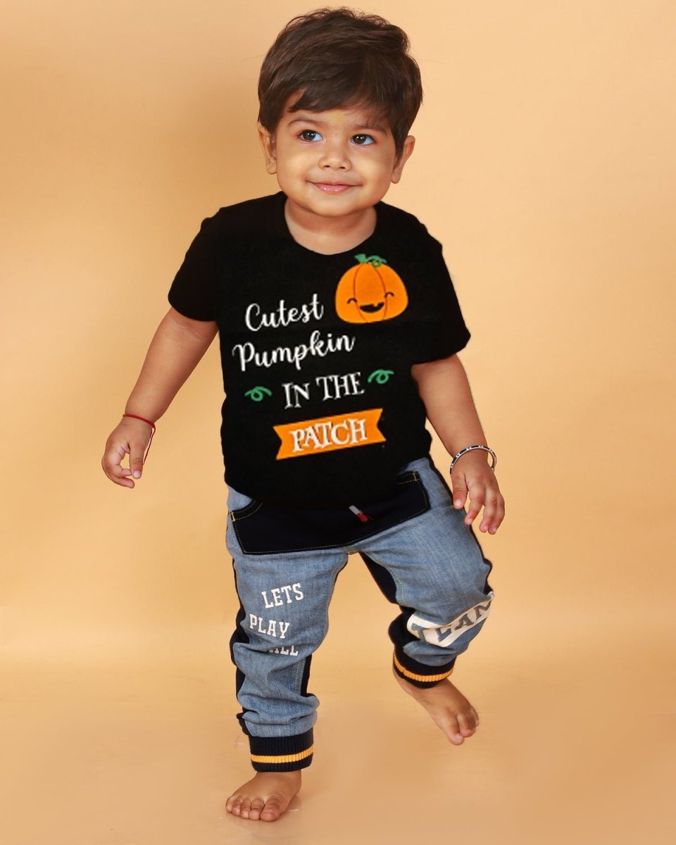 Halloween Trick Or Treat Twinning Family T Shirts- Combo of 3 - TWN-TRKOT