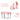 Happy Bear Table and Folding Chair Set for 2 to 5 years kids - HBM_table&fc_pnk