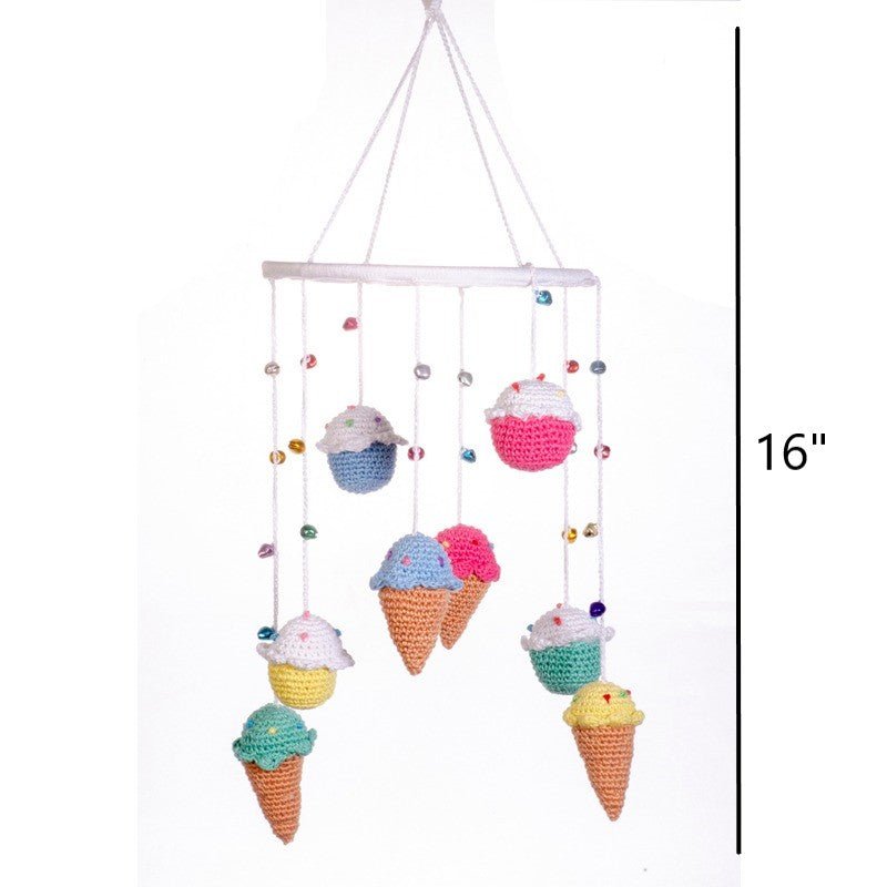 Happy Threads | Dessertland |40 cms | Cute| Cot Mobile| For Babies | Gifting - WCIC0450
